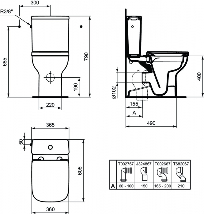 Rezervor WC dubla actionare I.Life S [3]