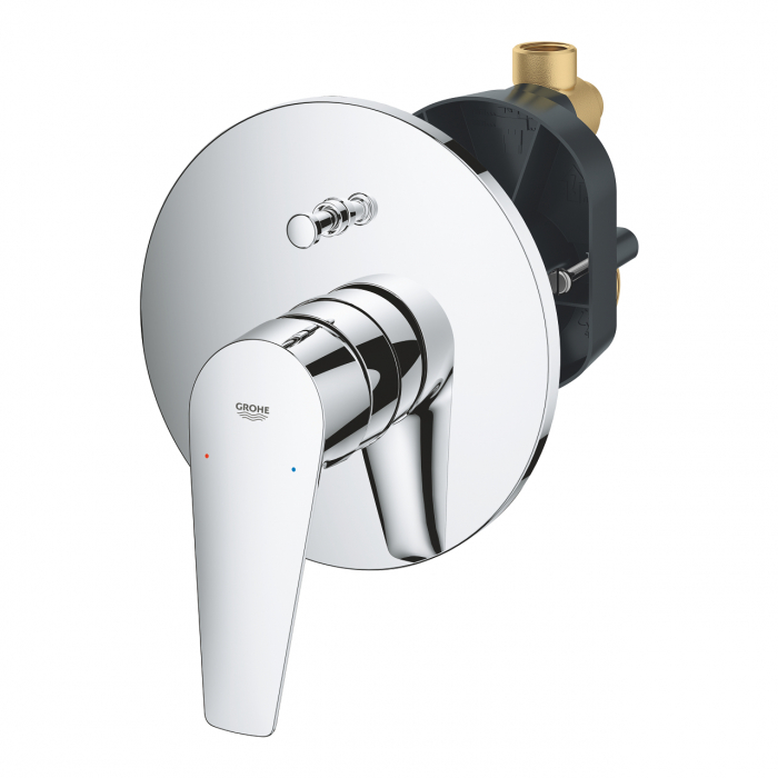 Set baterie cadă-dus incastrata monocomandă Bauedge Grohe 16,3 cm [5]