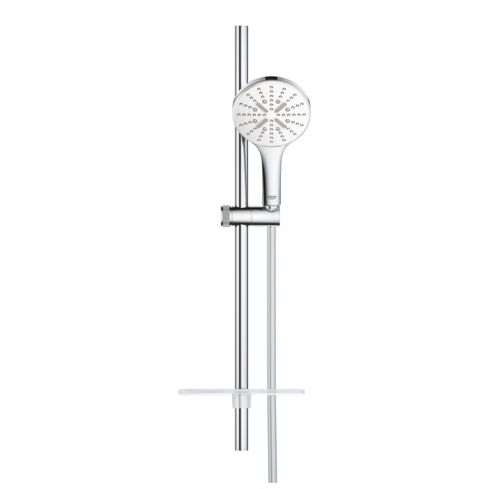 Set dus cu 3 jeturi si bara 60 cm Rainshower SmartActive 130 Grohe crom alb [2]
