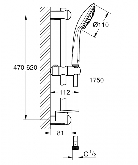 Set dus cu 2 jeturi Euphoria 110 Duo Grohe [3]