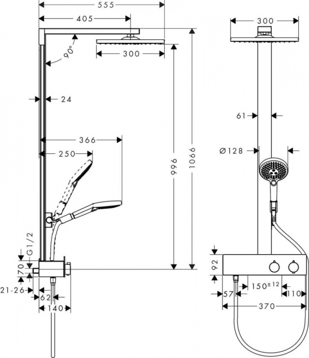 Set dus Hansgrohe Raindance E300 [3]