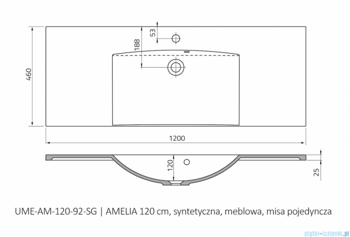 Set mobilier de baie 120 cm Skagen alb mat si lavoar Amelia [3]
