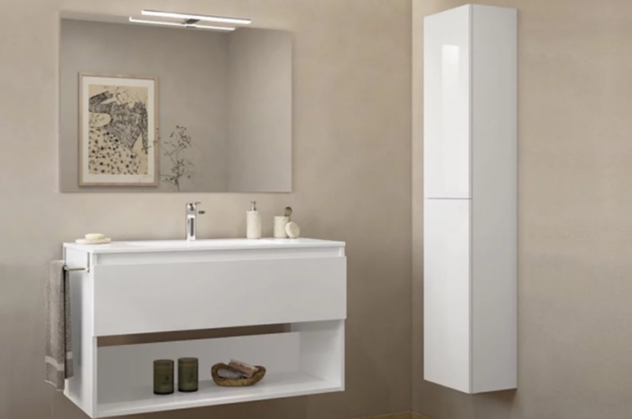 Coloana cu 2 usi 150 cm alb mat Shona [2]