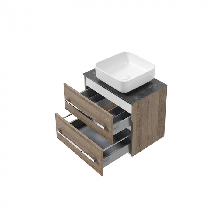 Set mobilier suspendat baie nuc rockford Granada si lavoar 60 cm [3]