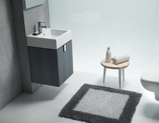 Set mobilier suspendat baie si lavoar Twins Kolo 50 cm [2]