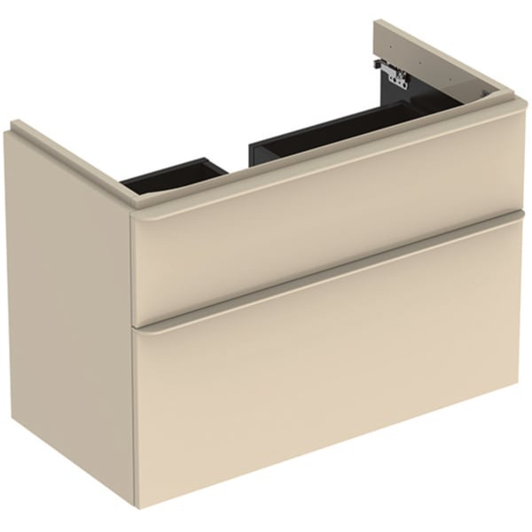 Set mobilier pentru baie suspendat și lavoar Smyle Square 75  Geberit [2]