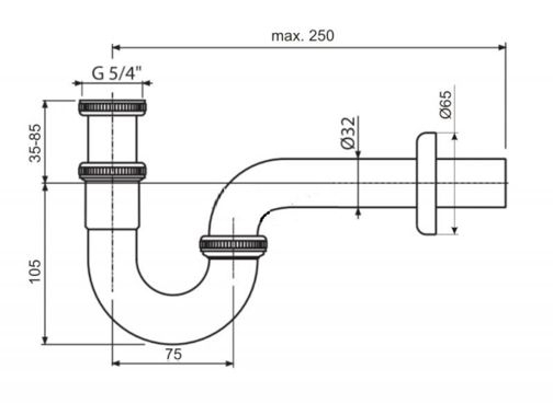 Sifon pentru lavoar Ideal Standard A2305AA [2]