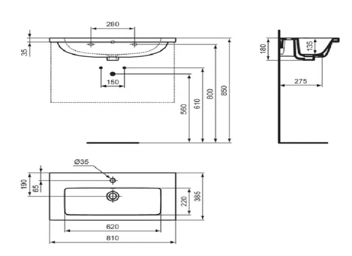 Lavoar 81 cm I.Life S [4]