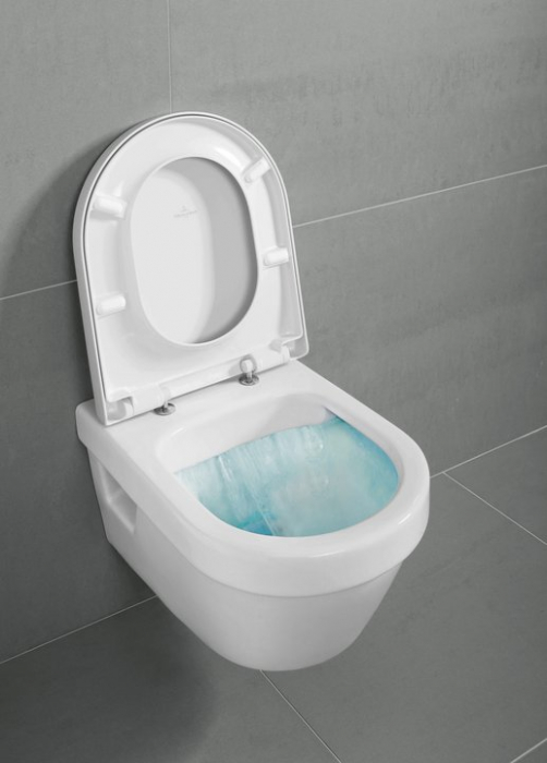 Set vas WC suspendat cu DIRECT FLUSH si capac soft close Architectura VILLEROY & BOCH [3]