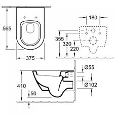 WC Subway 2.0 56001001 VILLEROY&BOCH [5]