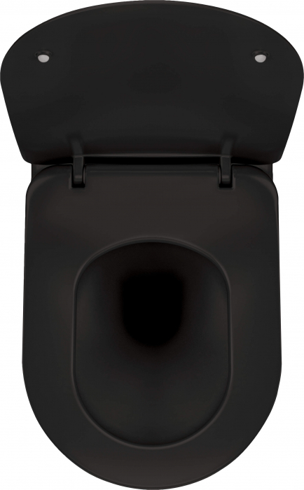 WC suspendat negru PEONIA ZERO - Deante [3]