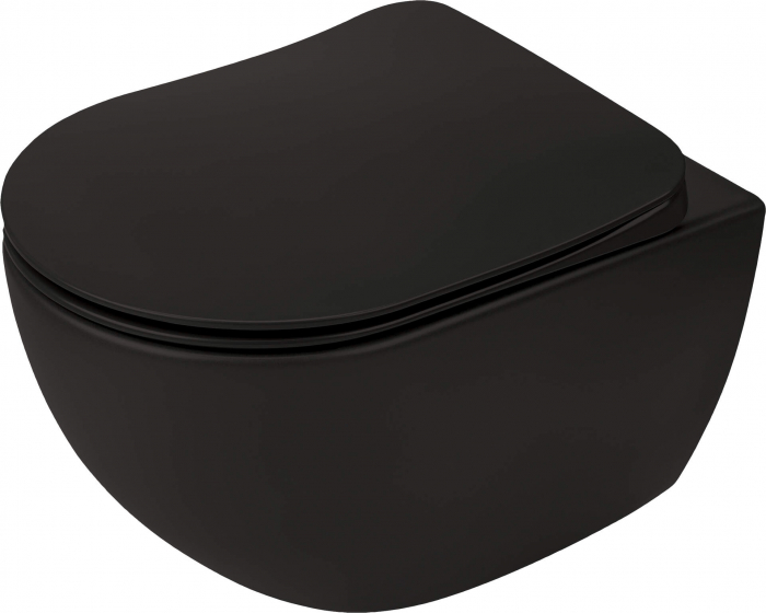 WC suspendat negru PEONIA ZERO - Deante [5]