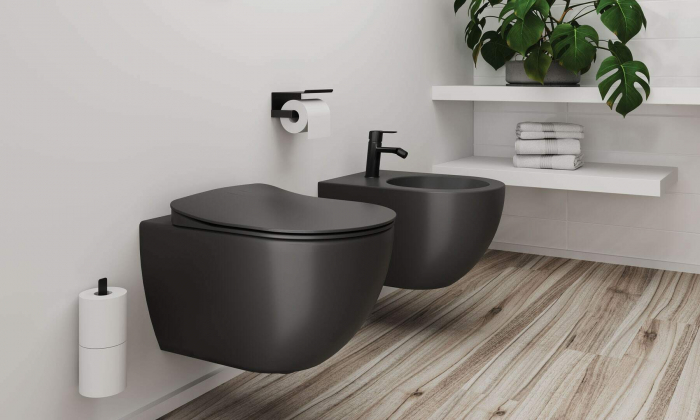 WC suspendat antracit PEONIA ZERO - Deante [5]