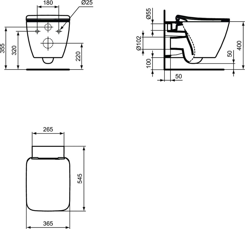 WC suspendat Strada II Ideal Standard [2]