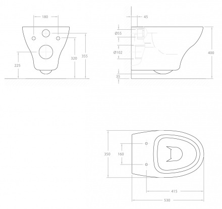 Set WC suspendat Street Square [2]