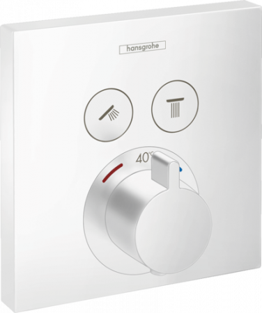 Baterie termostatică duș cu 2 ieșiri Shower Select Hansgrohe încastrată [4]
