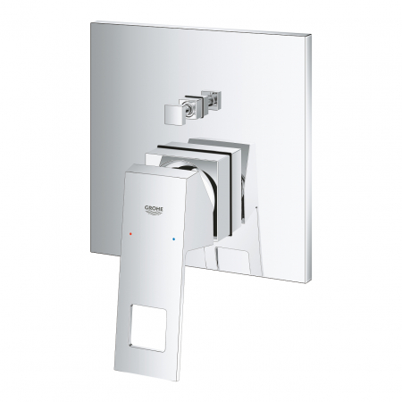 Baterie cadă/duș monocomandă încastrată Eurocube Grohe cu 2 ieșiri [2]