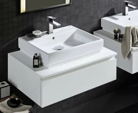 Lavoar pe blat 50x49 cm Cube Ceramic Grohe [1]