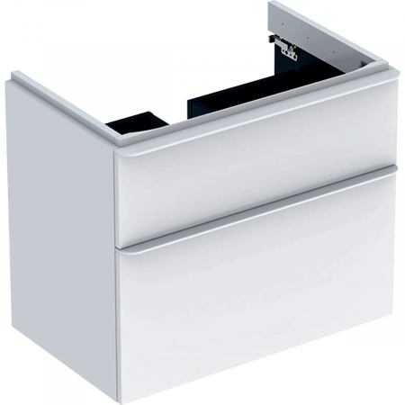 Set mobilier pentru baie suspendat și lavoar Smyle Square 75  Geberit [1]