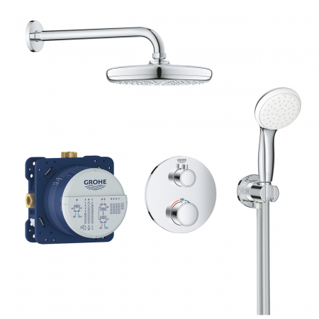Baterii - Sistem dus incastrat cu termostat Grohtherm Grohe cu cap dus Tempesta 210