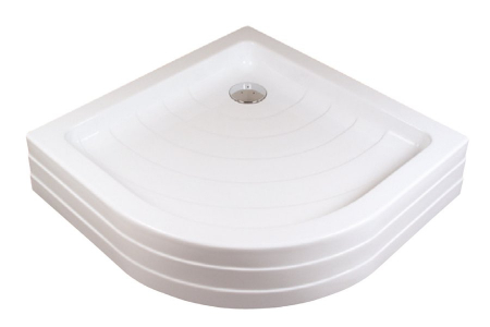 Cadite dus - Cadita dus semirotundă din acril Ronda RAVAK 90 cm