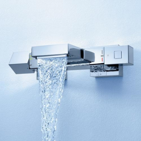 Baterie cada/dus termostatica cu montare pe perete Grohtherm Cube Grohe [4]