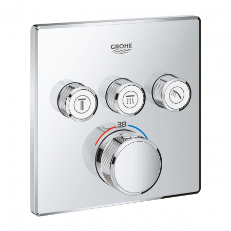 Producatori Colectii - Baterie duș incastrată cu termostat Grohtherm Smartcontrol Grohe cu 3 ieșiri