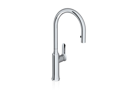 Ravak - Baterie lavoar bucatarie KM 017.00 cu dus extraibil Ravak