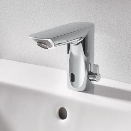 Baterie lavoar electronică Bau Cosmopolitan E Grohe cu senzor infraroșu și transformator [3]