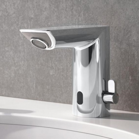 Baterie lavoar electronică Bau Cosmopolitan E Grohe cu senzor infraroșu și transformator [1]