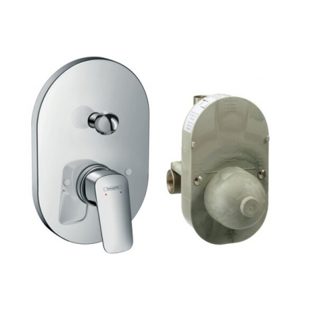 Seturi Baterii - Baterie cadă/duș încastrată Logis Hansgrohe cu diverter