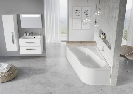 Cada Chrome asimetrica RAVAK 160*105 [1]
