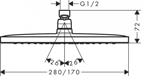 Cap de dus Croma E280 1 jet 26257000 [2]