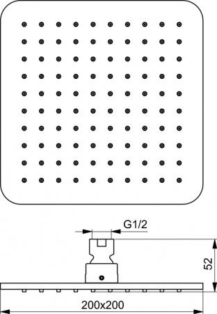 Cap dus fix Idealrain Cube B0024XG [1]
