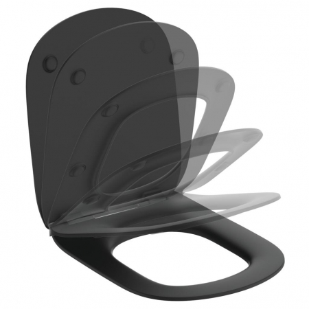 Capace WC softclose - Capac WC silk black Tesi Ideal Standard T3527V3