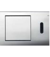 Clapete de actionare WC - Clapeta electronica pentru sisteme tip wc cu senzor infrarosu si alimentare la baterie de 6v crom lucios