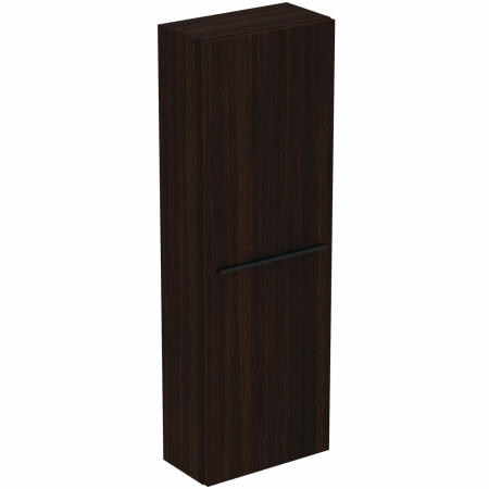 Colectia I.Life S - Coloana scurta 1 usa stejar cafeniu I.LIfe S maner negru mat