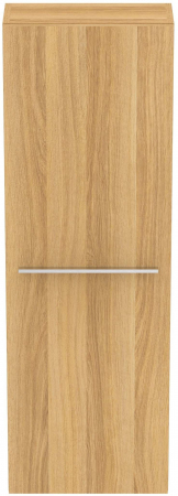 Colectia I.Life S - Coloana scurta 1 usa stejar natural I.LIfe S maner crom mat