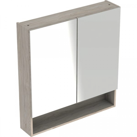 Dulap baie cu oglindă Selnova Square Geberit 80 cm [8]