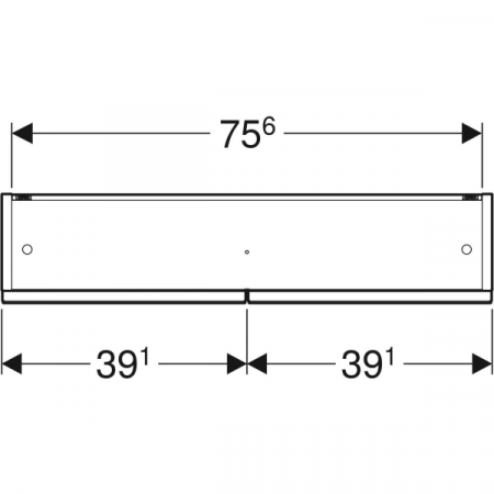 Dulap baie cu oglindă Selnova Square Geberit 80 cm [5]