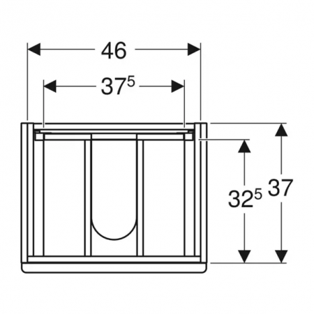 Mobilier de baie 49 cm Modo [3]