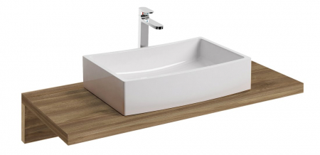Mobilier baie suspendat - Formy Blat L 80 nuc pentru lavoar Ravak