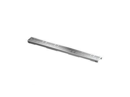 Rigole dus, sifoane - Grila ornament, din otel inox, basic lucios 1200mm TECE