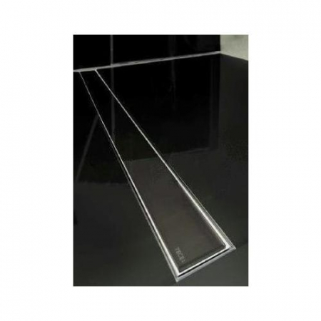 Rigole dus, sifoane - Grila ornament, din sticla neagra 700mm glass TECE