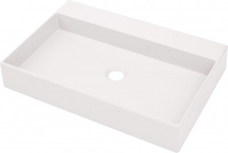 Lavoare pe mobilier - Lavoar 400 x 600 mm alb CORREO - Deante