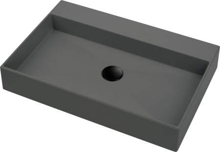 Lavoar 400 x 600 mm antracit metalic CORREO - Deante [1]