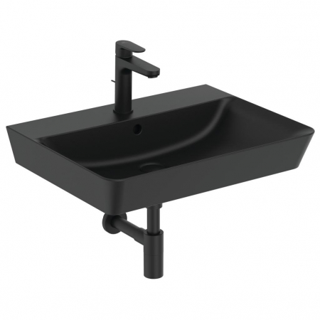 Lavoare pe mobilier - Lavoar 60 x 46 cm silk black Connect Cube Design Standard E0298V3