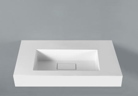 Lavoare suspendate,semipiedestal - Lavoar Hide Boxed compozit