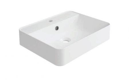Cast Marble - Lavoar dreptunghiular pe blat Cara Cast Marble 50x40 cm