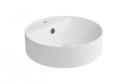 Cast Marble - Lavoar rotund pe blat Cara Cast Marble 40x40 cm